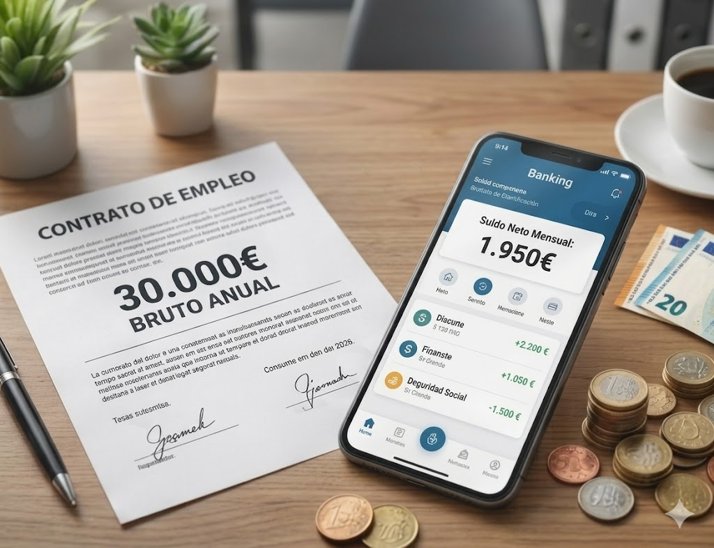 diferencia entre salario bruto y neto
